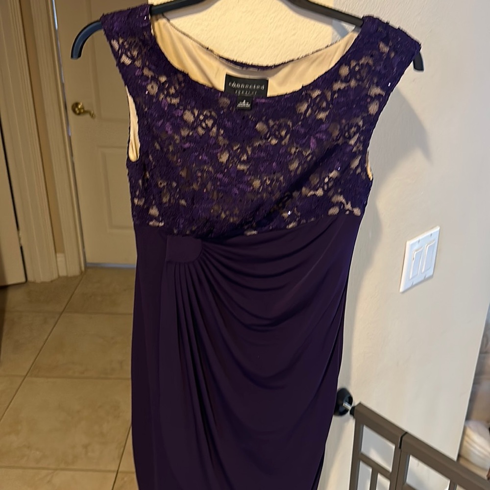Eggplant color dress